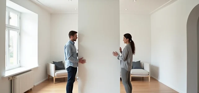 Installer une cloison amovible sans perçage : guide pratique en 5 étapes faciles Installer une cloison amovible sans perçage : guide pratique en 5 étapes faciles